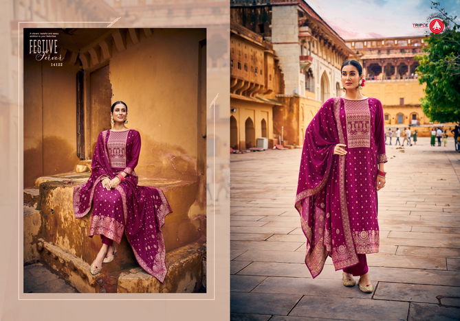 Maharaja By Triple Aaa Viscose Pashmina Dress Material Wholesale Price In Surat